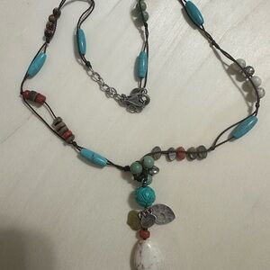 Silpada  sterling silver 925 Multi-Bead Pendant Necklace 20”